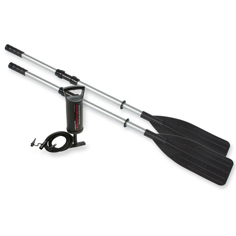 BATEAU GONFLABLE INTEX EXCURSION 5 + 2 AVIRONS + GONFLEUR – Image 6