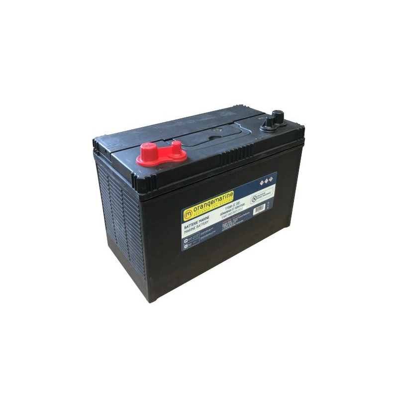BATTERIE MARINE 12V DÉMARRAGE ET SERVITUDE DUAL DECHARGE LENTE 225 Ah – Image 2