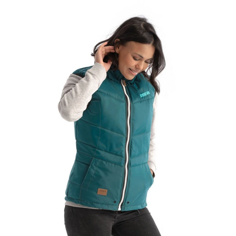 GILET DE FLOTTAISON BODYWARMER JOBE FEMME VERT – Image 2