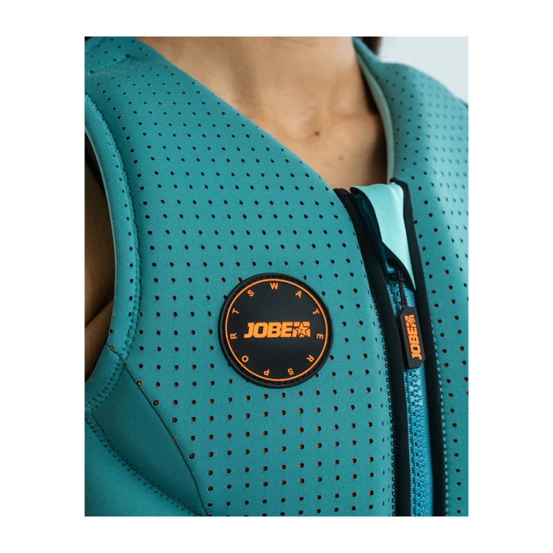 Gilet Jobe Fragment Vest Women Vintage Teal – Image 3