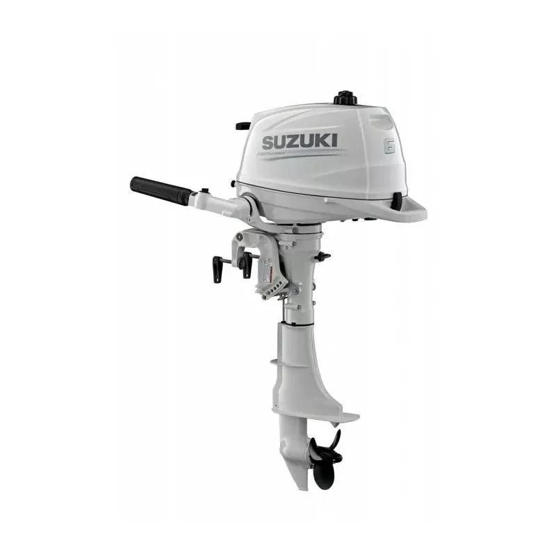 Moteur Hors-bord 4T SUZUKI 6 CV Arbre Court Blanc - SUZUKI