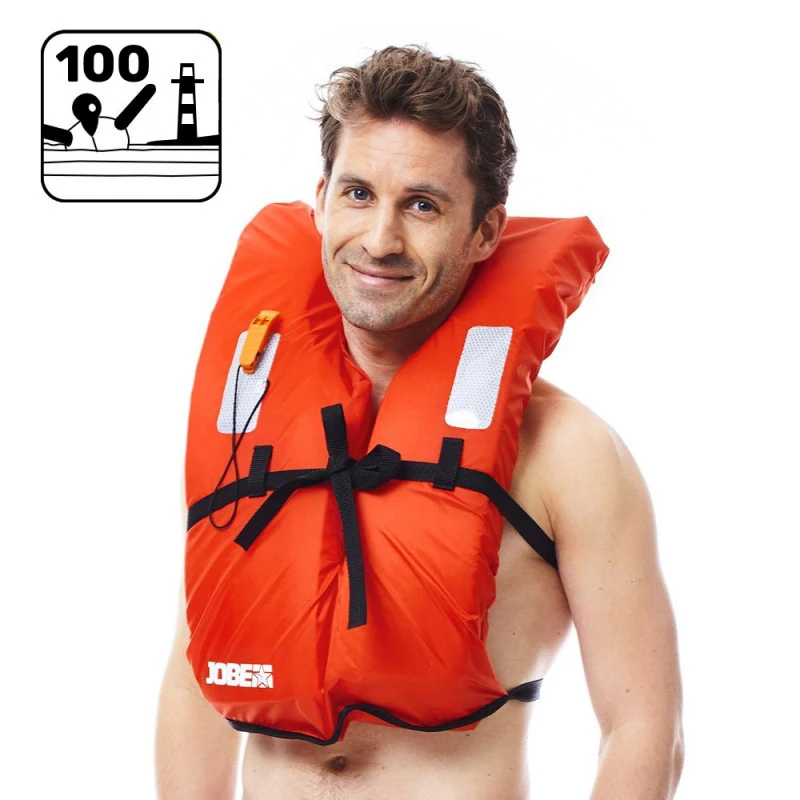 PACK 4 GILETS DE SAUVETAGE JOBE EASY BOATING ORANGE TU – Image 2