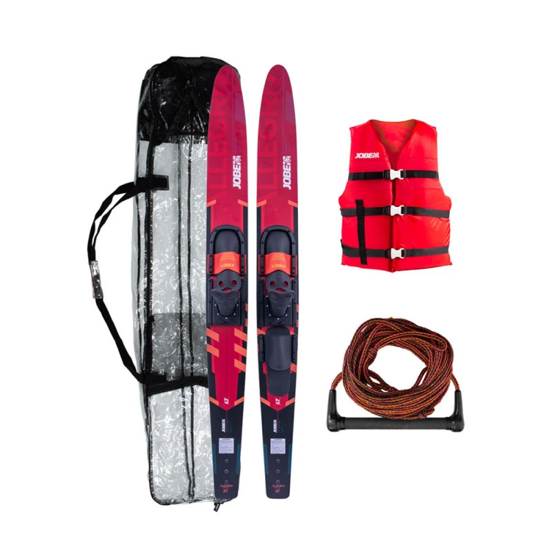 Pack Ski Nautique Jobe Allegre Combo Ski Rouge 67 – Image 2