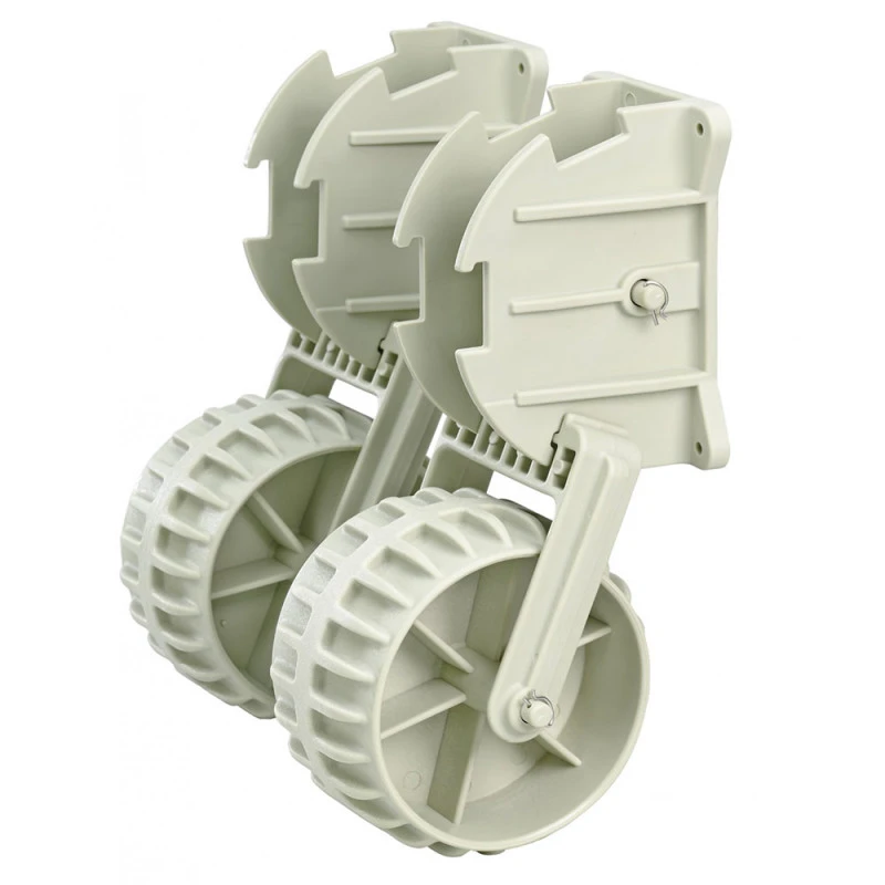 ROUES DE TRANSPORT RETRACTABLES PLASTIMO POUR ANNEXE – Image 2