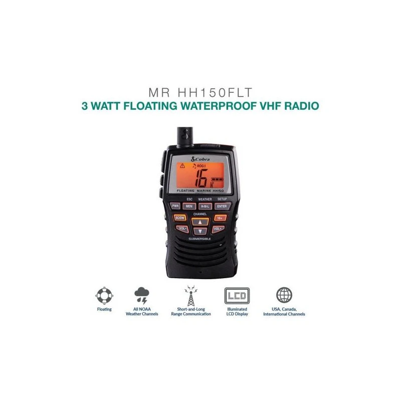 VHF PORTABLE COBRA COBRA H150 – Image 3