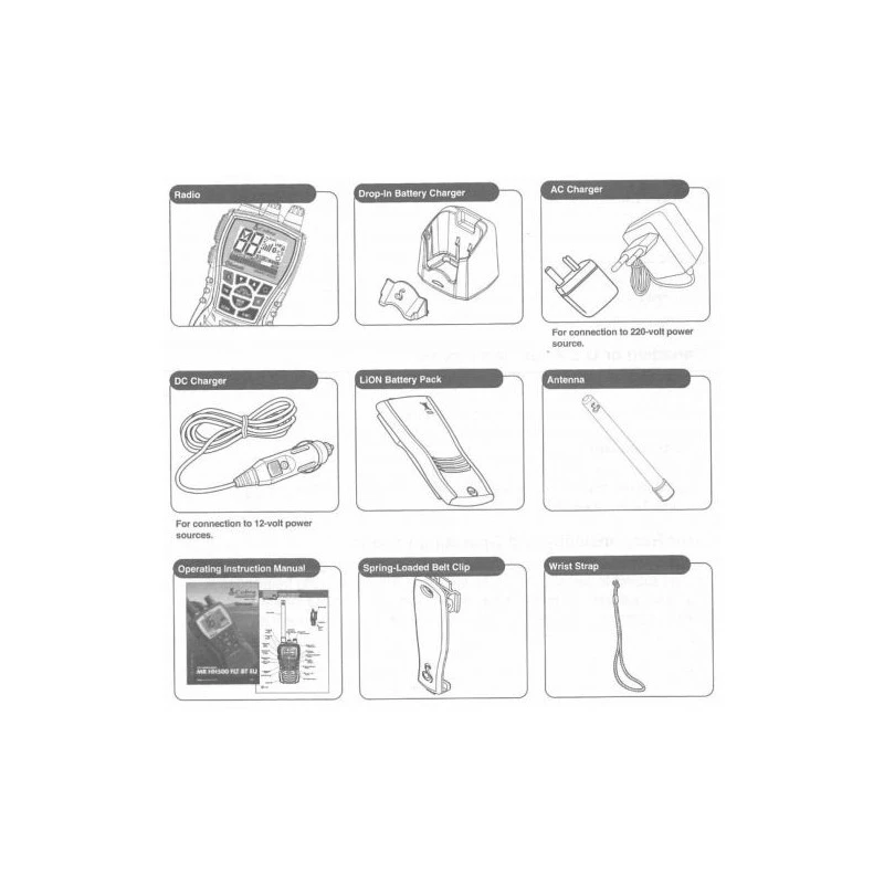 VHF PORTABLE COBRA H350 ÉTANCHE ET FLOTTANTE – Image 9