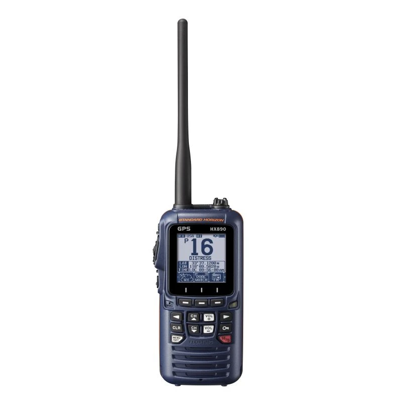 VHF Portable HX890E NAVY Avec GPS Intégré - STANDARD HORIZON
